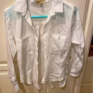 Anthropologie Blouse White